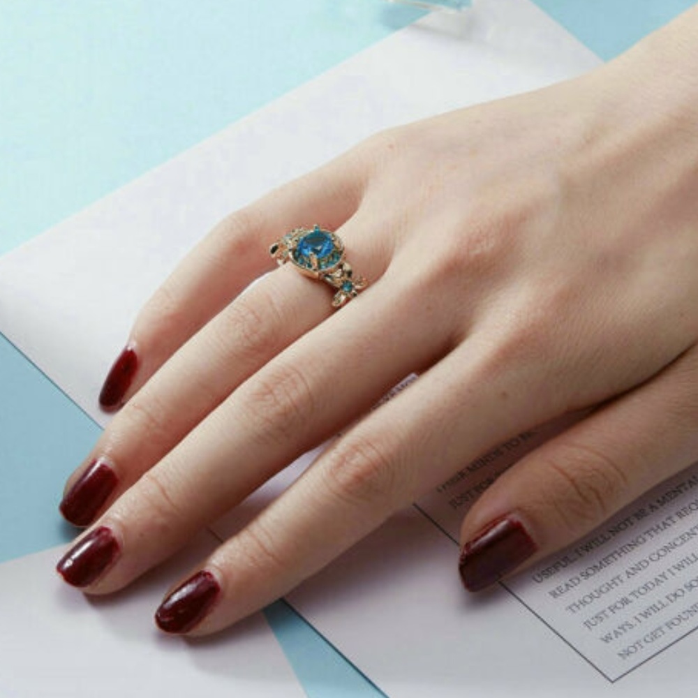 🔘5 For 25$🔘Floral Cameo Ring - Picture 2 of 3